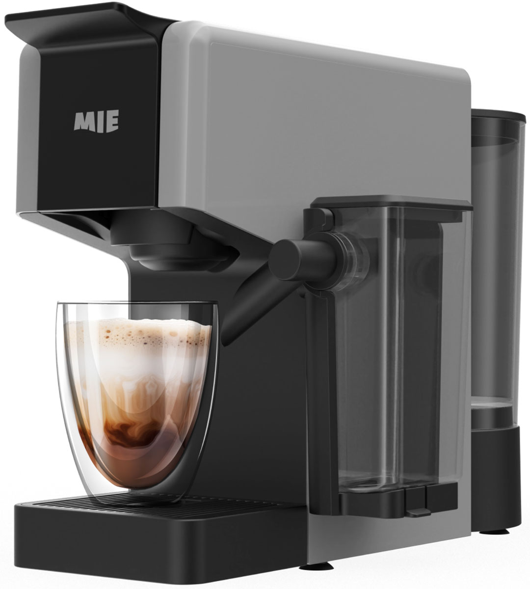 Изображение товара Капсульная кофемашина MIE XC500 Asteria 3 в 1 с капучинатором серый