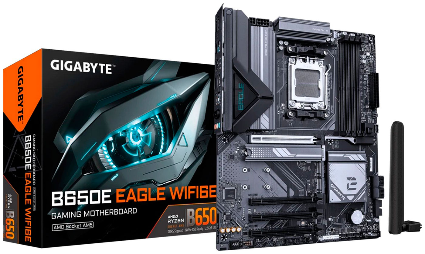 Изображение товара Материнская плата Gigabyte B650E EAGLE WIFI6E для AMD AM5 ATX