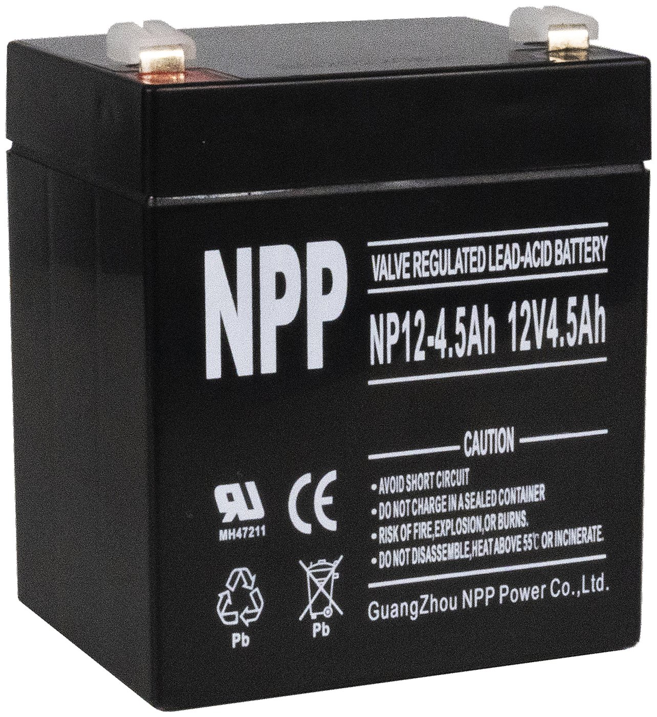 Изображение товара Аккумуляторная батарея NPP NP12-4.5 12V4.5Ah