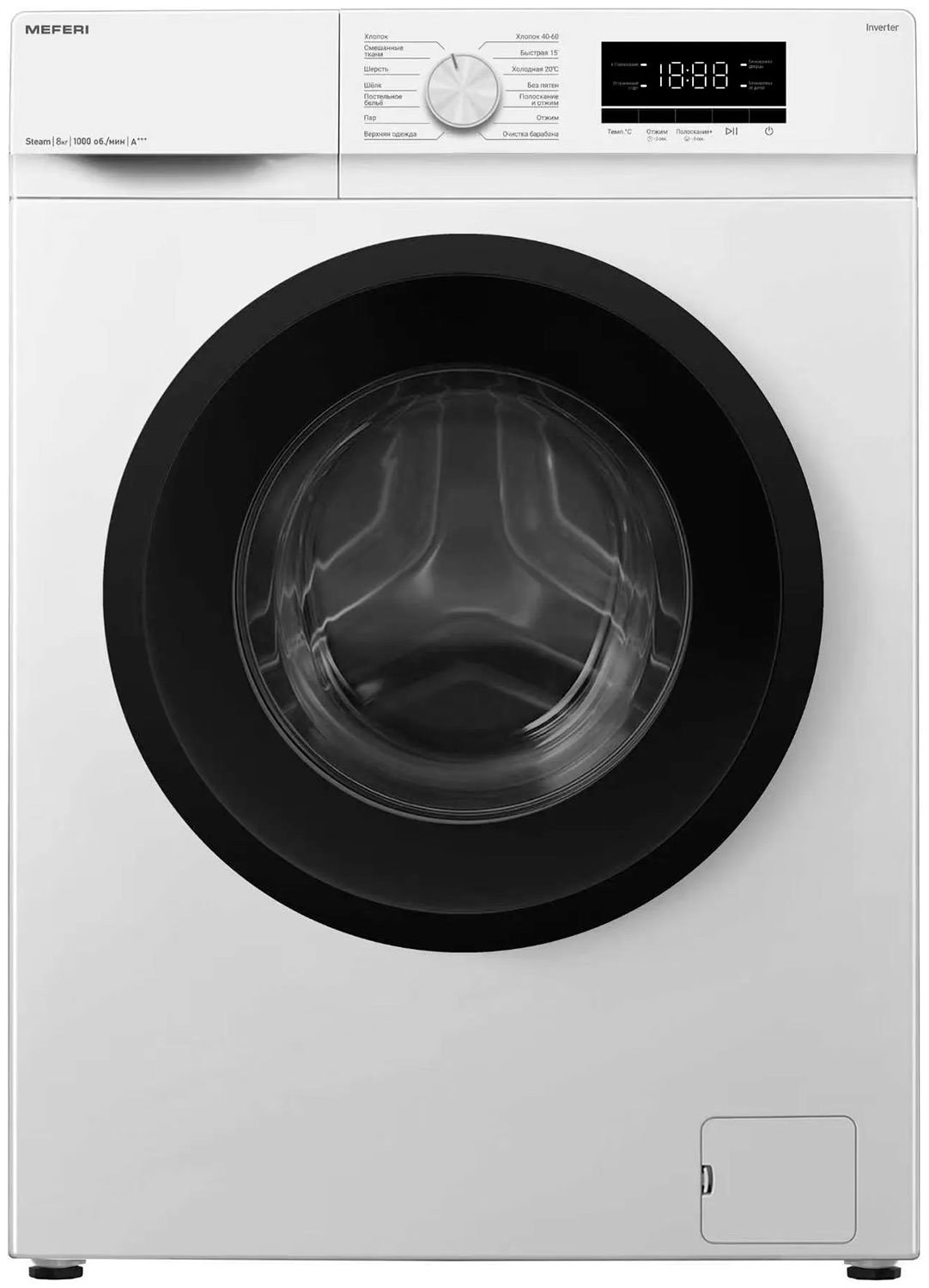 Изображение товара Стиральная машина Meferi MFW081014WH SLIM POWER