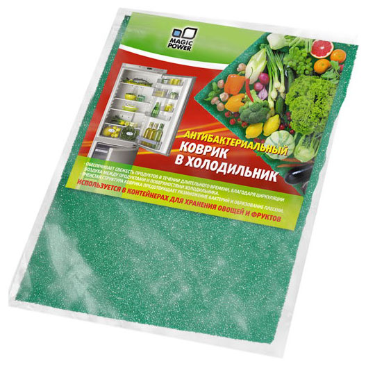 Антибактериальный коврик Magic Power MP-612 антибактериальный коврик для овощей и фруктов в холодильник 30х50 см 1 шт