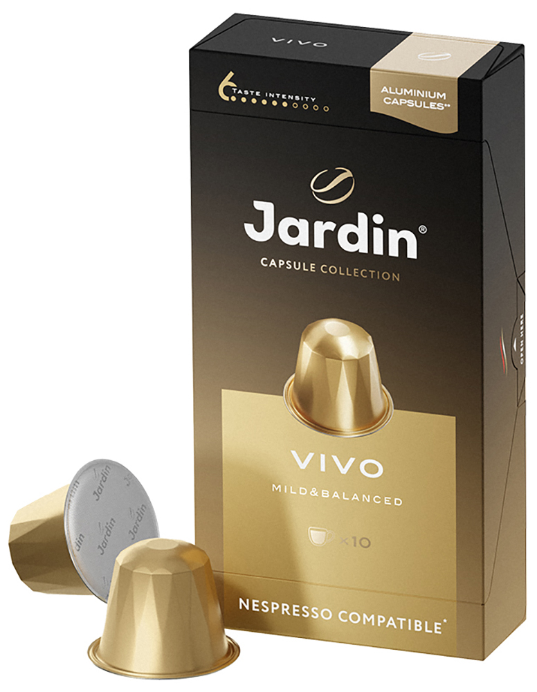 Изображение товара Кофе капсульный Jardin Vivo 55 г - крепкий и сбалансированный вкус