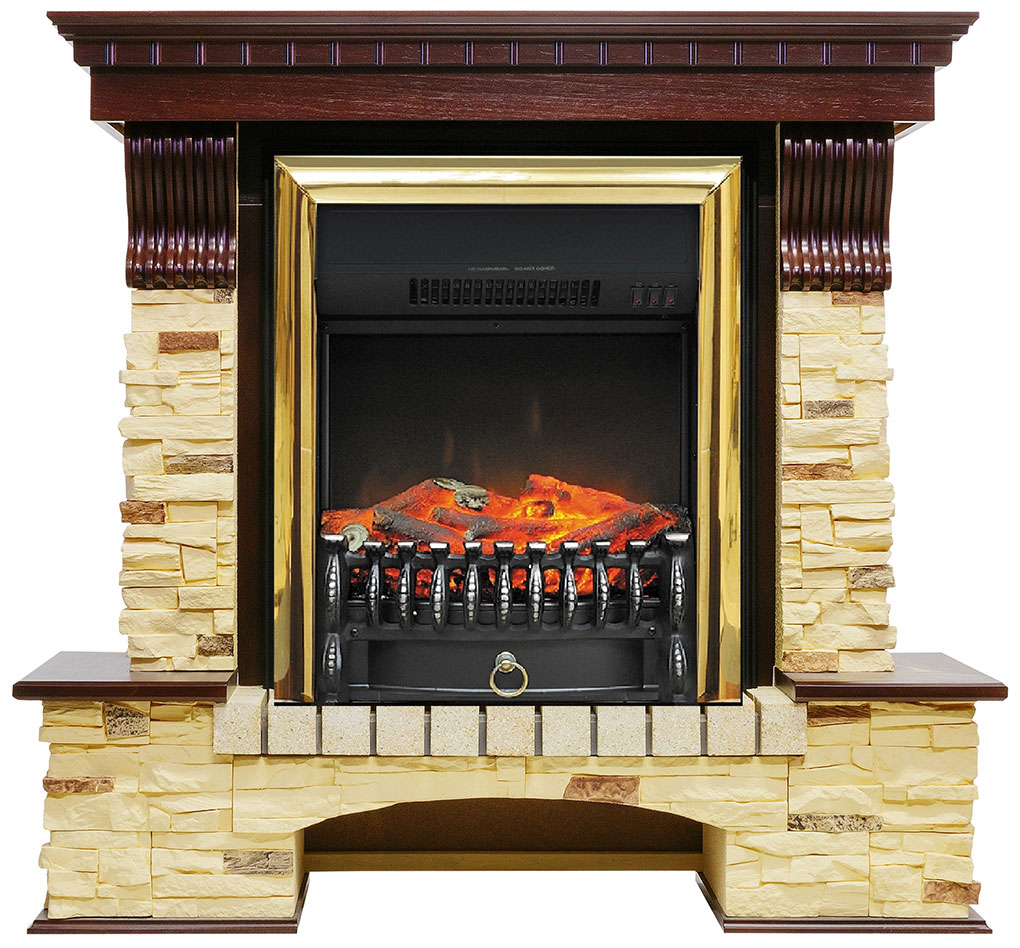 

Каминокомплект Royal Flame Pierre Luxe сланец с очагом Fobos FX BR (темный дуб) 10966664910202, Сланец/темный дуб