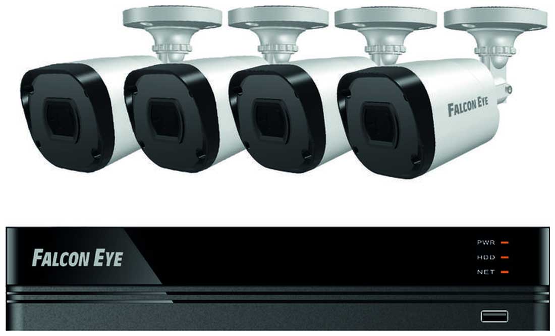 Комплект видеонаблюдения Falcon Eye FE-2104MHD KIT SMART комплект видеонаблюдения falcon eye fe 104mhd kit дом smart