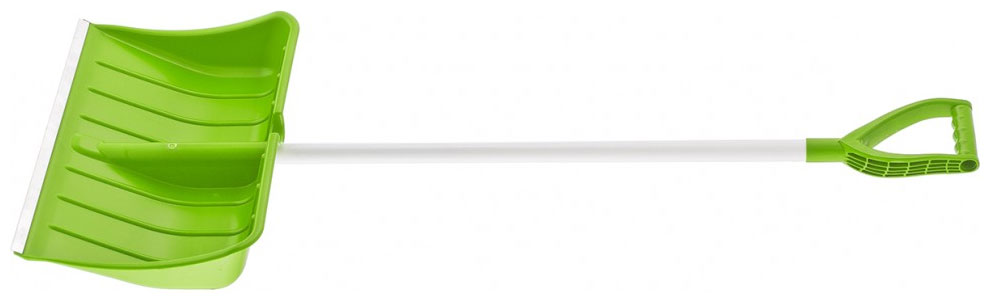 

Лопата для уборки снега Сибртех пластиковая PROFI, 535х385х1400 мм, стальной черенок 61493