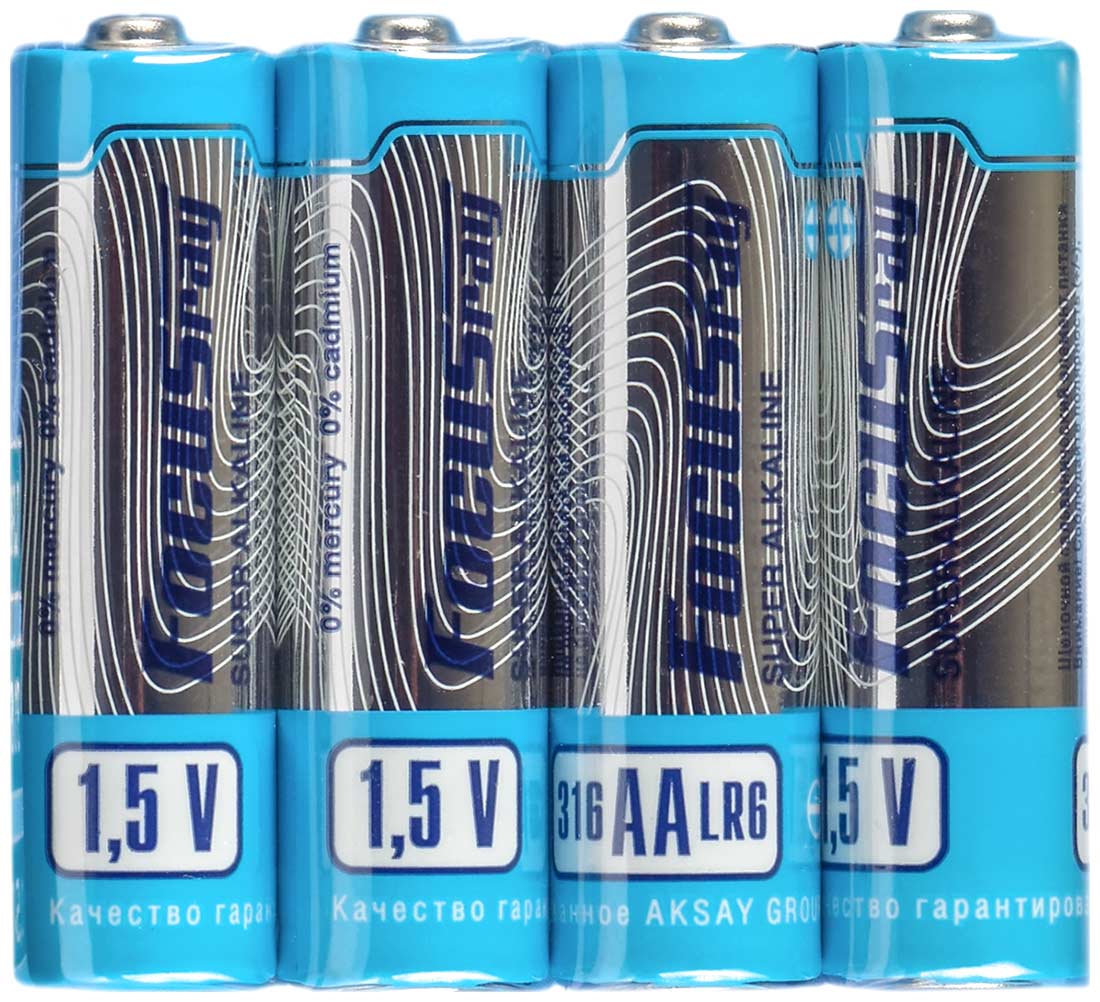 Изображение товара Батарейки FOCUSray SUPER ALKALINE LR06/S4 4/60/720