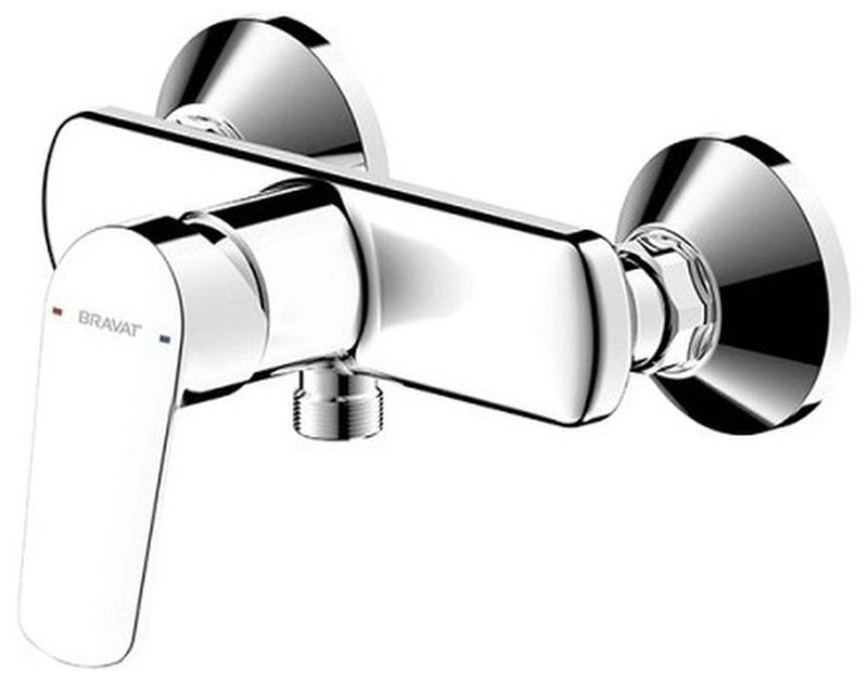 Изображение товара Смеситель для душа Bravat Rhein F9429564CP-01-ENG хром однорычажный на стену