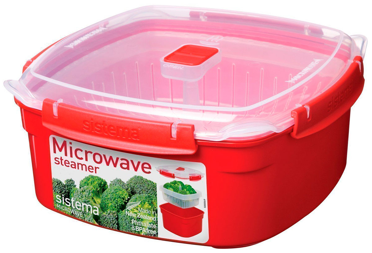 Изображение товара Контейнер-пароварка Sistema Microwawe 3.2 л для приготовления и разогрева в микроволновке