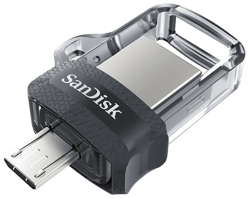 Изображение товара Sandisk Ultra Dual 32GB серый USB/микро USB