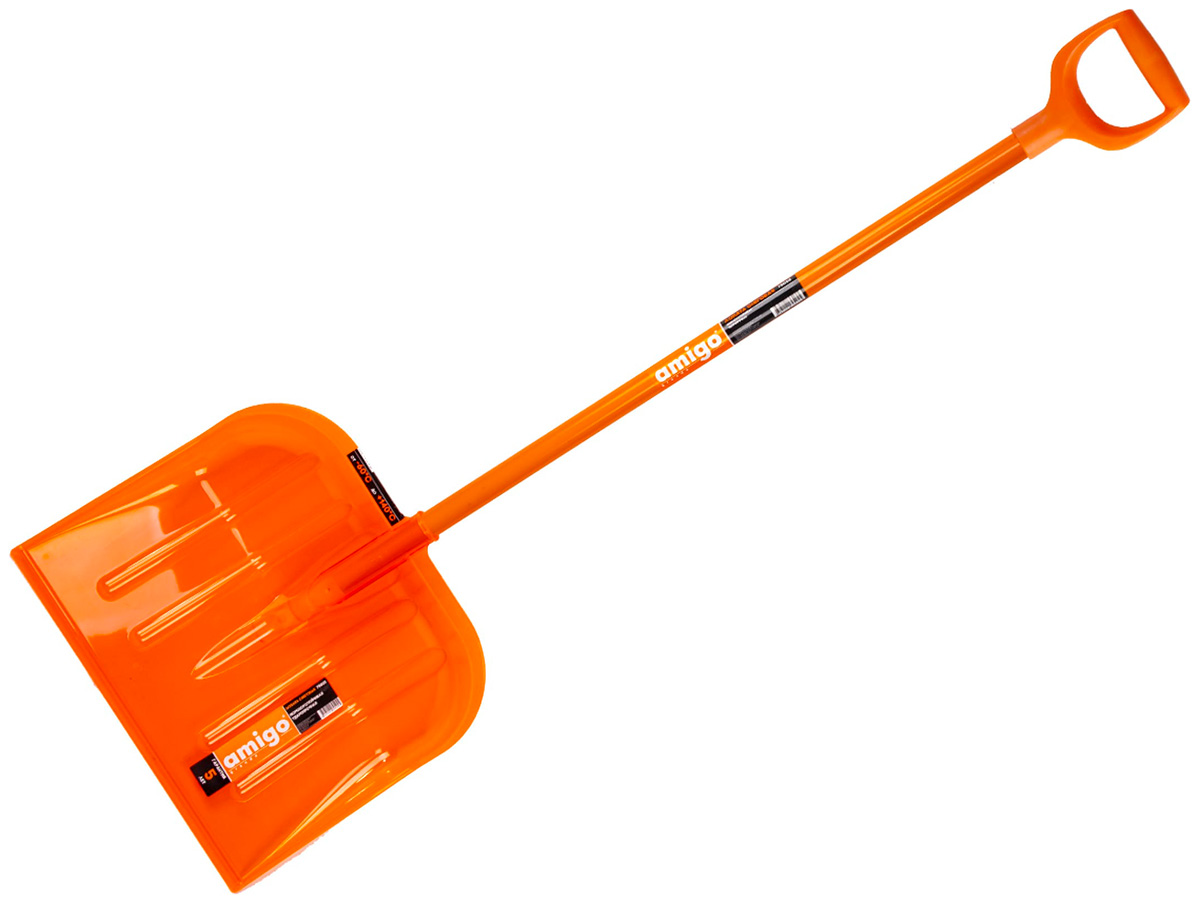 Лопата для уборки снега Amigo 78003, поликарбонат лопата для уборки снега amigo 78013