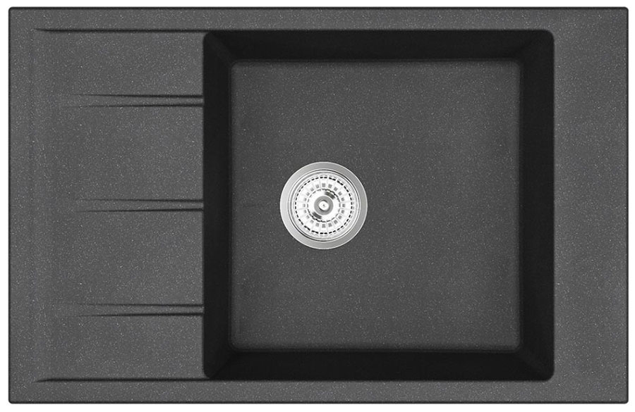 Изображение товара Кухонная мойка Emar EMQ-1780.Q с крылом и глубокой чашей