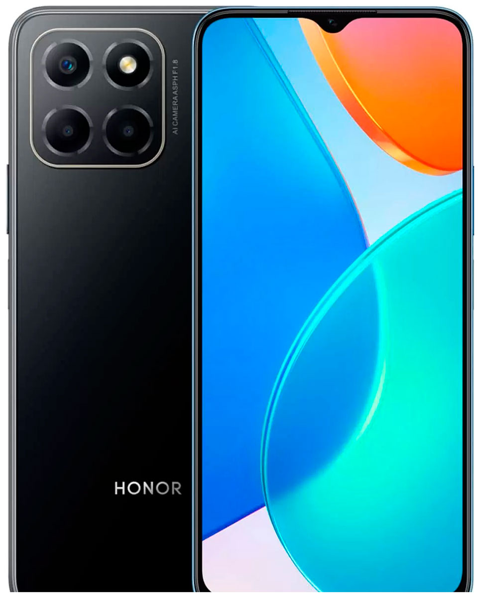 смартфон honor x6 4gb 64gb ocean blue Смартфон Honor X6 4GB+64GB Midnight black