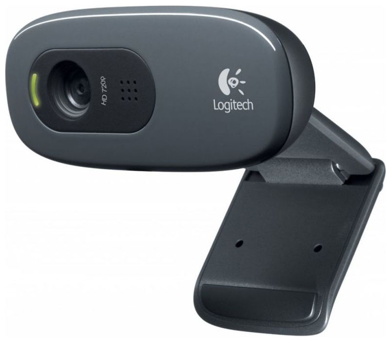 Веб-камера Logitech C270 (960-000999/960-001063) черный веб камера logitech c270 hd 720p 30fps фокус постоянный угол обзора 60° кабель 1 5м арт 960 000999 m n v u0018
