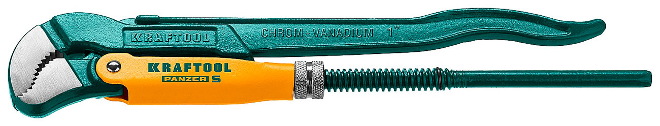 Изображение товара Ключ трубный Kraftool PANZER-S N 1 с изогнутыми губками 330 мм