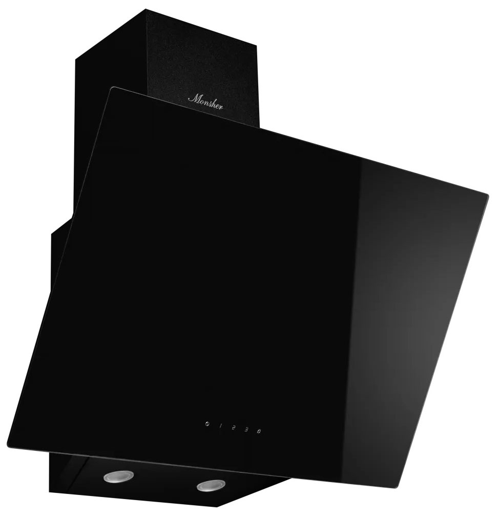 Изображение товара Вытяжка Monsher AMIENS 50 Noir наклонная с сенсорным управлением и LED освещением