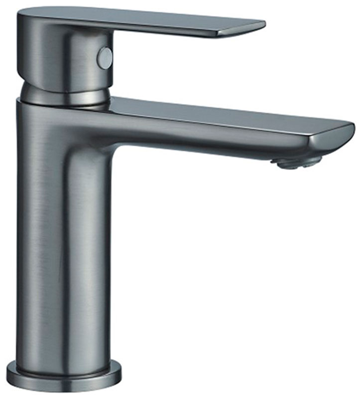 Изображение товара Смеситель для раковины Haiba HB505-3 пепельный латунь 11.6 см каскадный излив