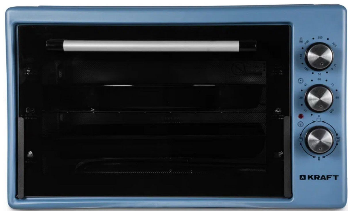 Электропечь Kraft KF-MO 3800 BU Синий цена и фото