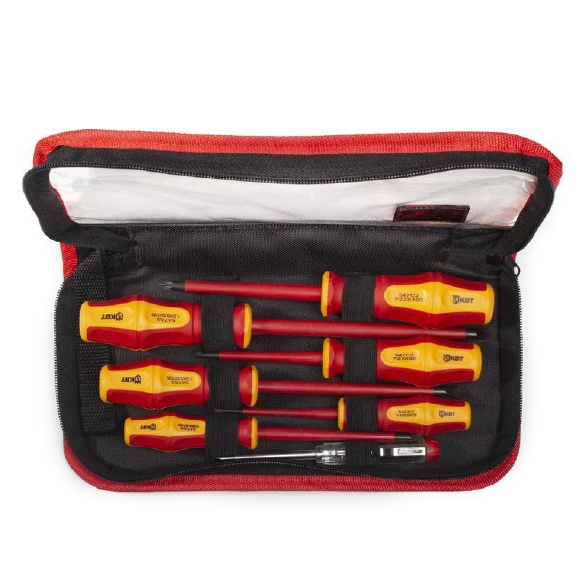 Изображение товара Набор диэлектрических отверток КВТ Профи НИО-07 для электромонтажных работ