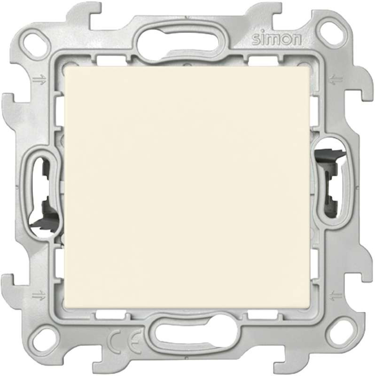 Изображение товара Выключатели, переключатели, диммеры Simon Выключатель 1-кл. 1п 2мод. СП 24 Push&Go 10А IP20 механизм сл. кость