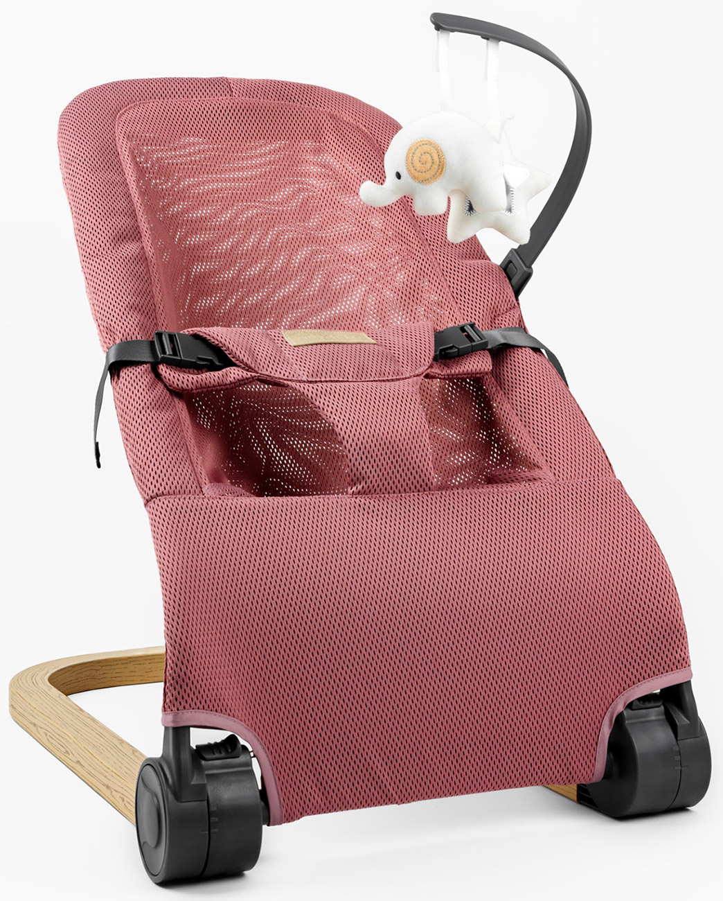Детский шезлонг Amarobaby Baby relax, розовый, (AB22-25BR/06) застежка для сумки фермуар tby дуга 125 мм цвет никель 2 шт tby 107949