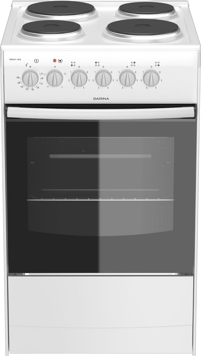 Изображение товара Электроплита Darina S EM 341 404 W белая 4 конфорки духовка 50л Россия