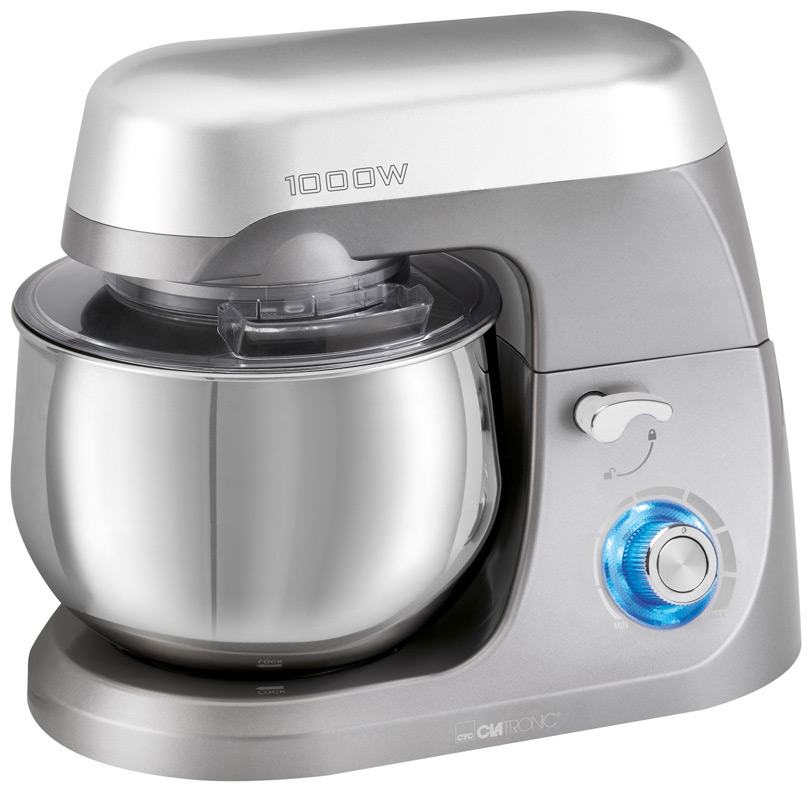 Изображение товара Кухонный комбайн Clatronic KM 3709 titan тестомес мощностью 1000 Вт