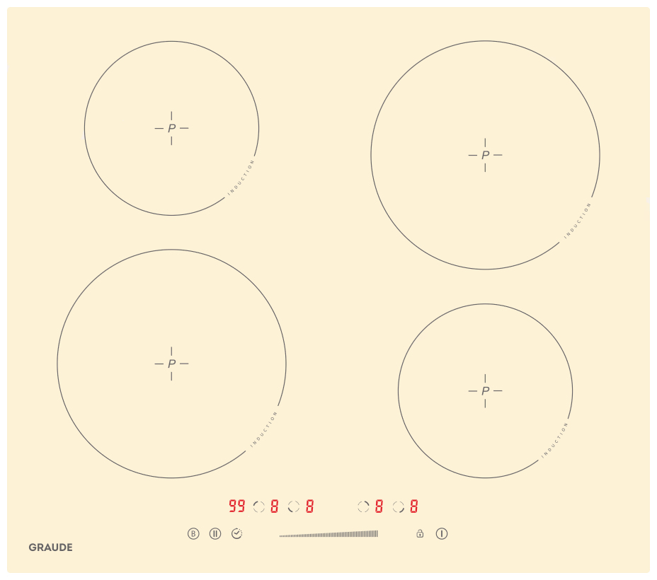 Изображение товара Электрическая варочная панель Graude IK 60.0 AC