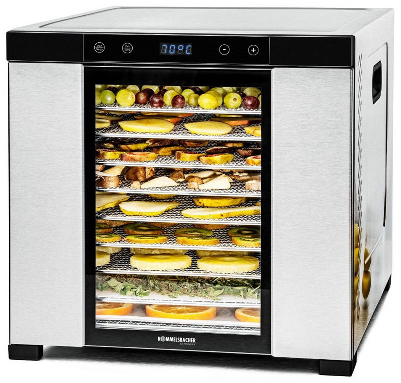 Изображение товара Сушилка для овощей и фруктов Rommelsbacher DA 1000 1000 Вт 10 секций КИТАЙ
