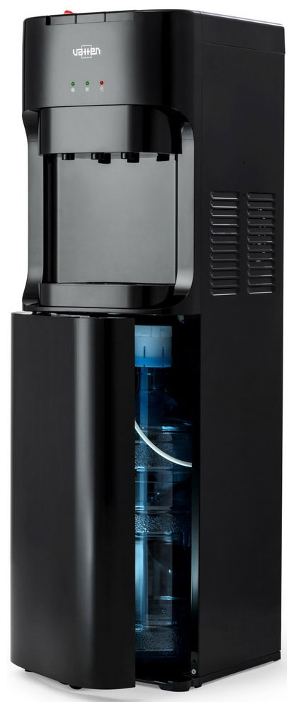 Кулер для воды Vatten L45NK матовый смеситель из нержавеющей стали черный кухонный кран с высокой дугой и поворотом на 360 градусов для холодной и горячей воды креплен