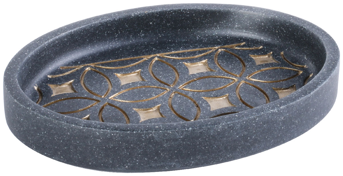 

Мыльница Fixsen COIN (FX-250-4), Черный/золото