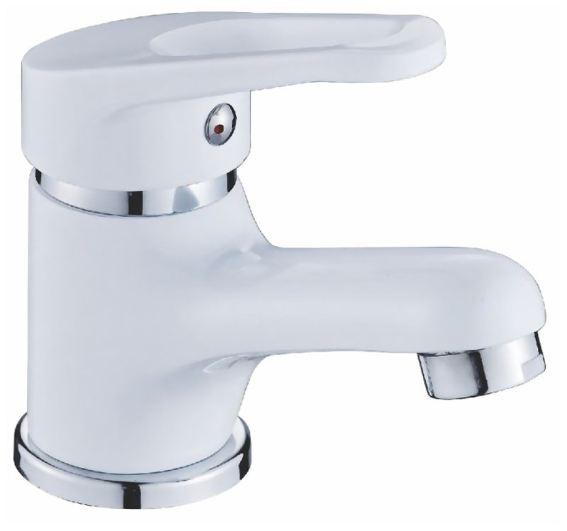Изображение товара Смеситель для ванной комнаты Cron CN13-8/белый (CN1013-8)