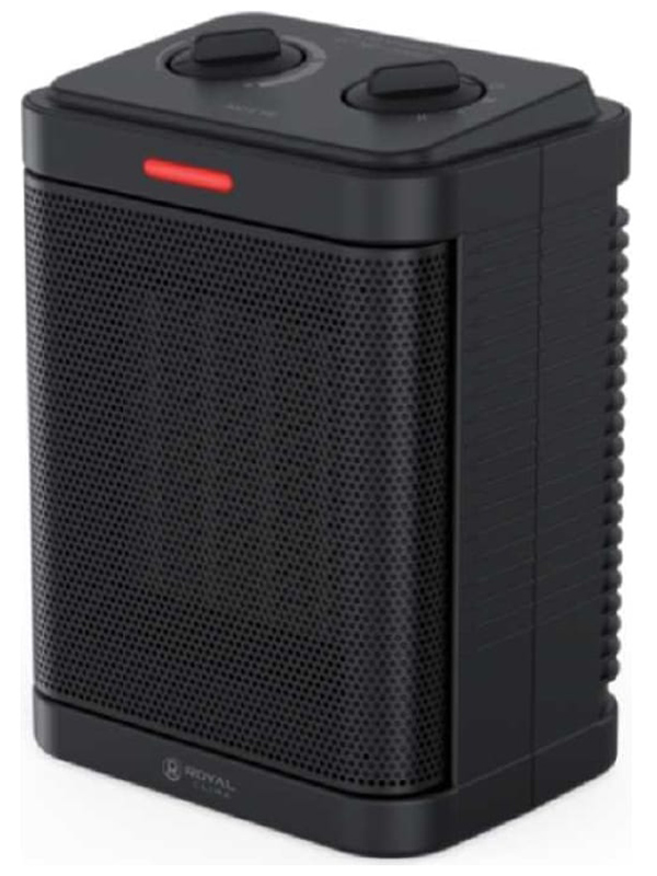 Изображение товара Тепловентилятор Royal Clima RFH-N1500DC-BL 1.5 кВт для обогрева до 20 м2 с безопасной защитой