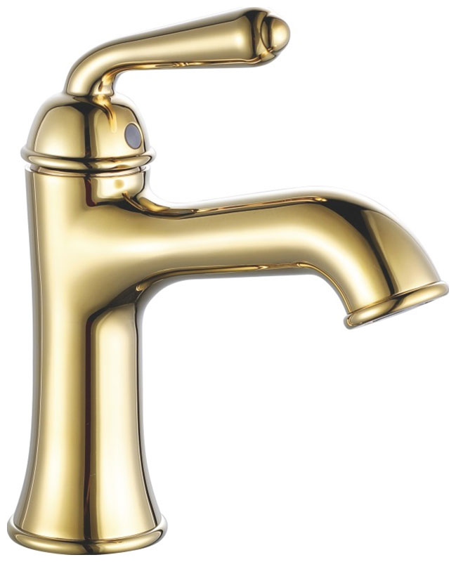 Изображение товара Смеситель для раковины Rose R02E, золото (R0201E)