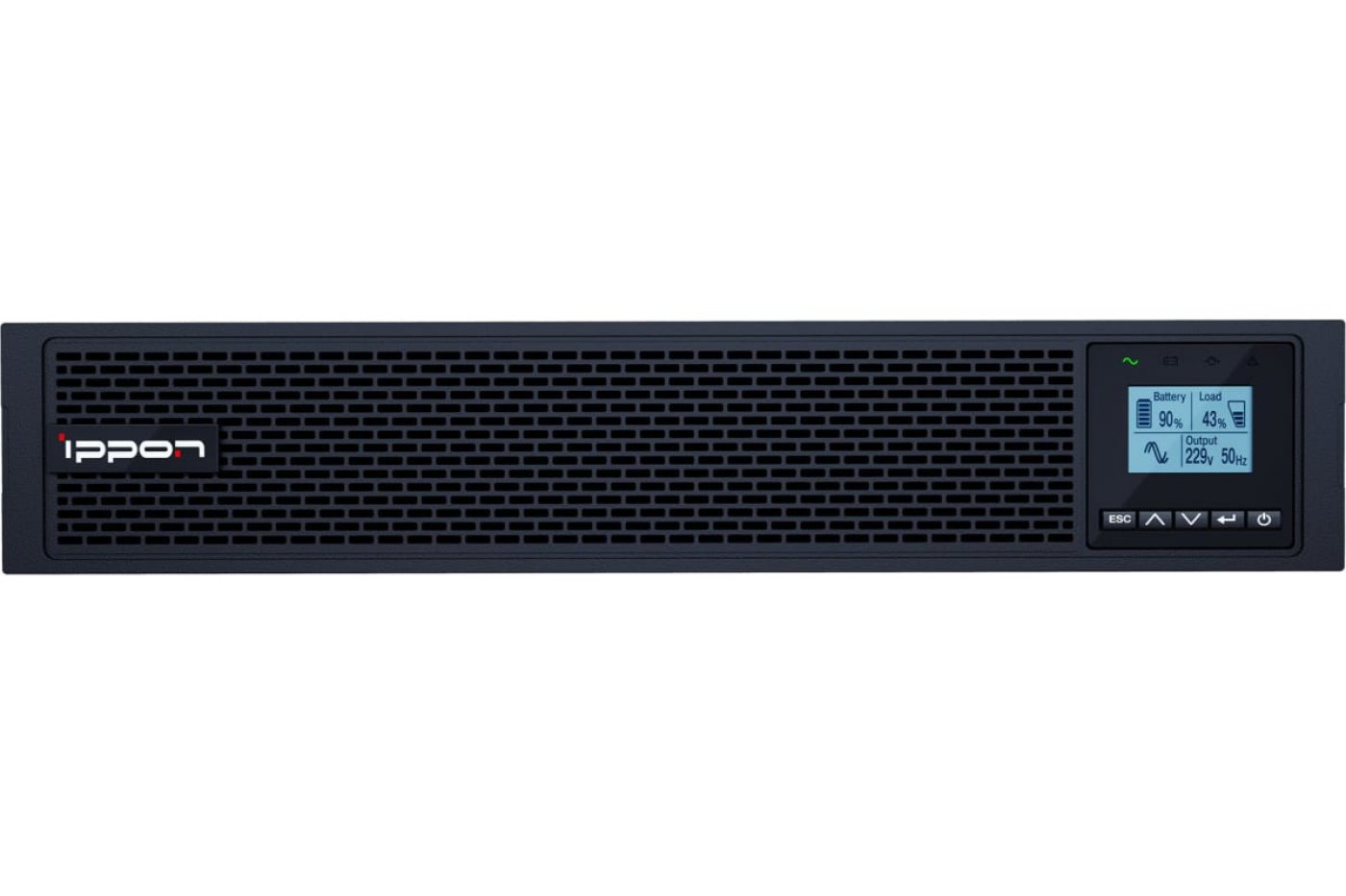 Изображение товара Источник бесперебойного питания Ippon 1398360 Innova RT II 1500 1500Вт 1500ВА черный