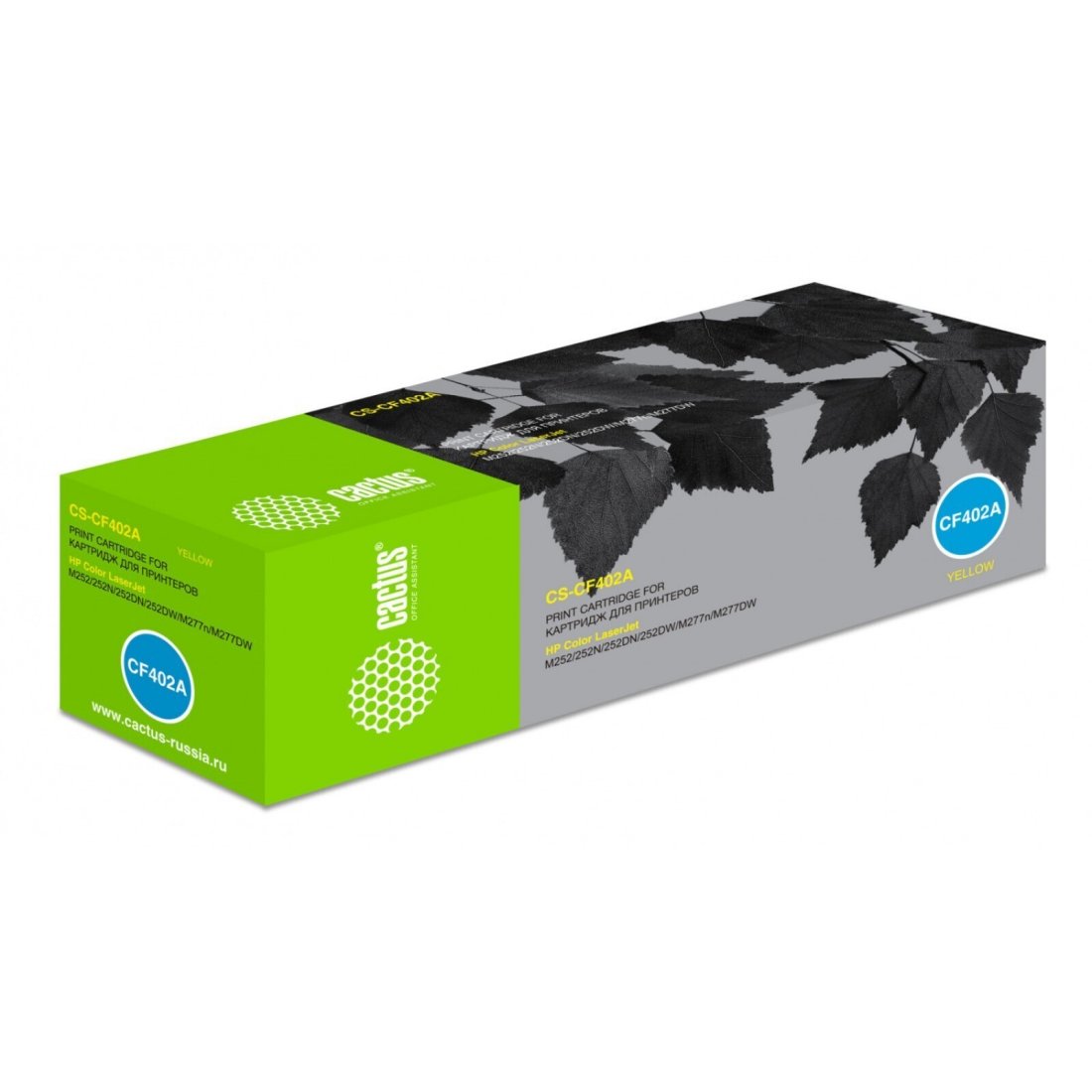 Изображение товара Картридж лазерный Cactus CS-CF402A CF402A желтый (1400стр.) для HP CLJ M252/252N/252DN/252DW/M277n/M277DW