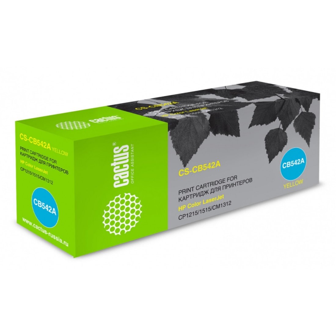 Изображение товара Картридж лазерный Cactus CS-CB542A желтый для HP CP1215/1515/CM1312