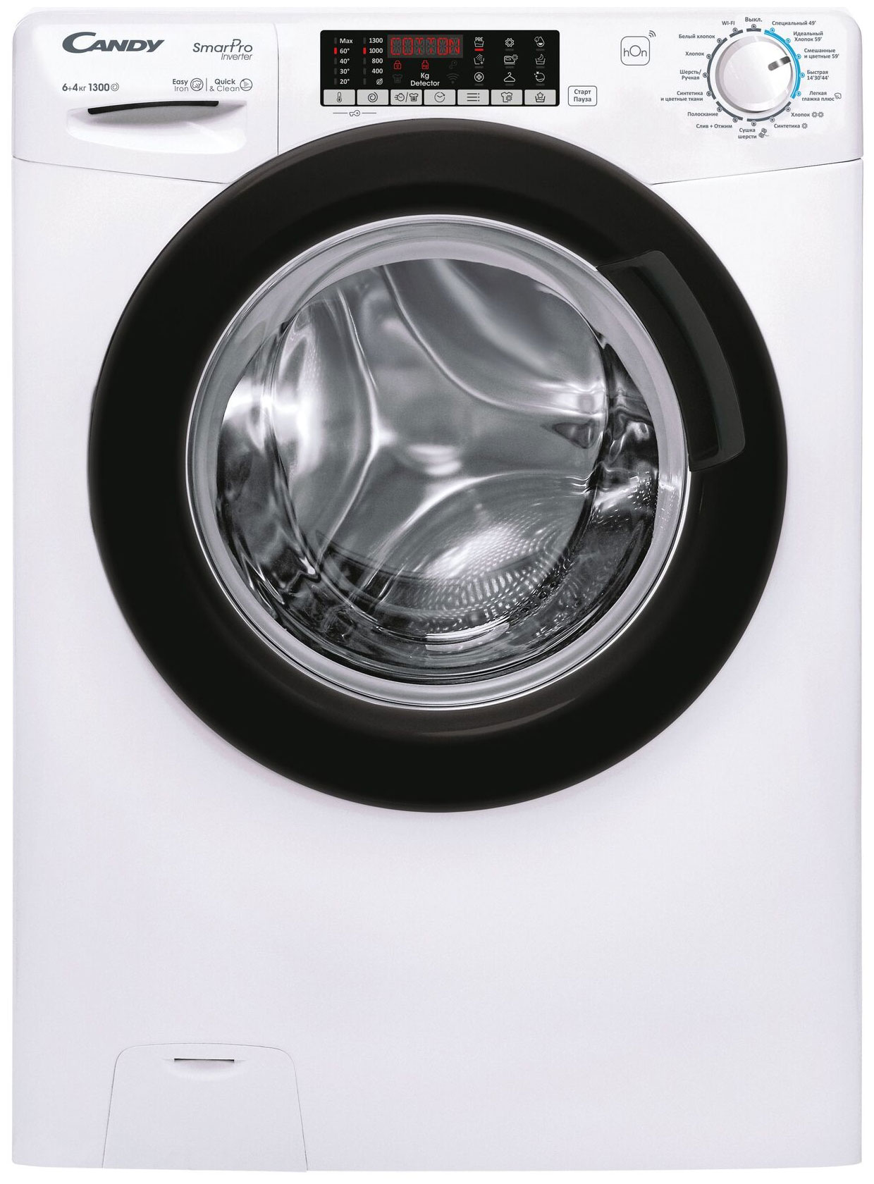 Изображение товара Стиральная машина с сушкой Candy CSOW43646TWMB-07 6 кг 1300 об/мин WiFi/Bluetooth
