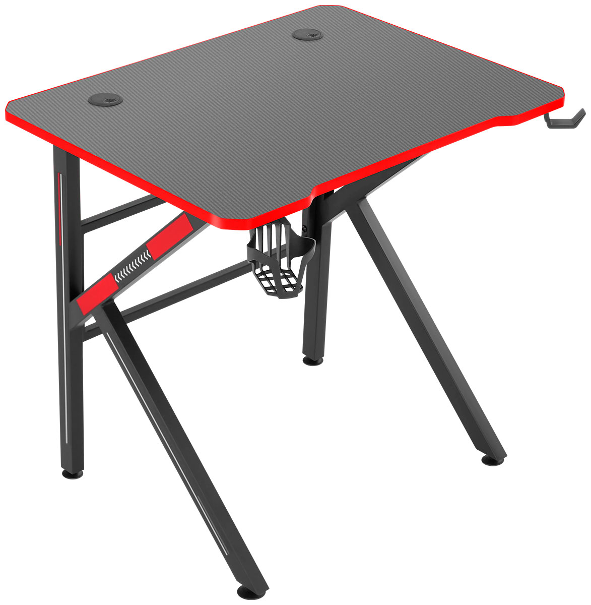 Изображение товара Игровой стол Defender Assassin черный с красным, сборный, 80x60 см, max 110 кг