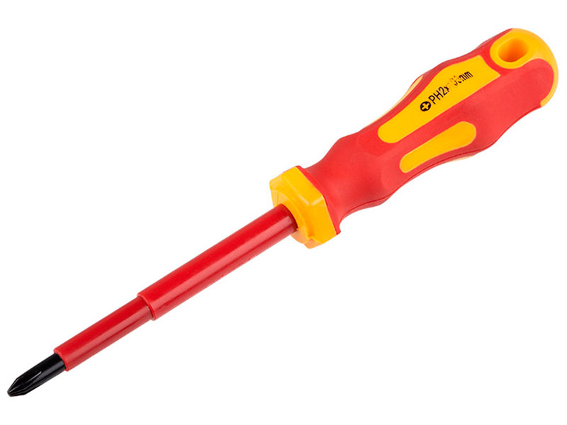 Изображение товара Отвертка Park диэлектрик PH2 10 см для работы до 1000 В
