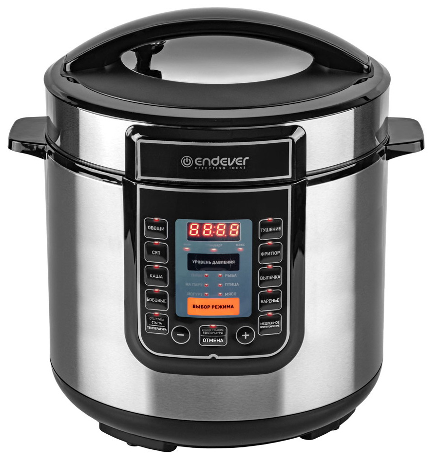 Изображение товара Мультиварка Endever Vita-132 (90480) черный/стальной