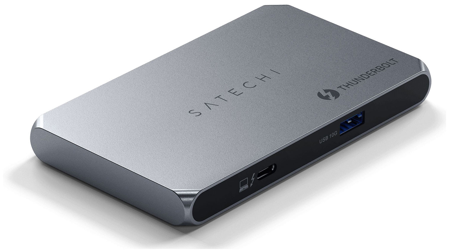 Изображение товара Хаб Satechi Thunderbolt 4 Slim Hub, серый космос (ST-T4SHM-EU)