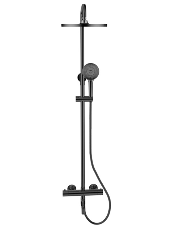 Изображение товара Душевая система Bronze de Luxe SCANDI/черный (11060B)