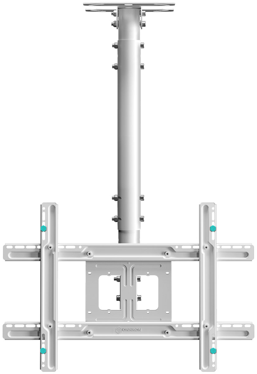Изображение товара Кронштейн потолочный для телевизора Onkron N1L 32-80 дюймов телескопический белый