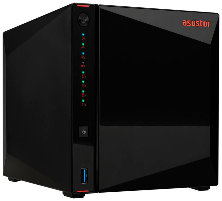 

Сетевое хранилище Asustor AS5404T (90IX01R1-BW3S40), Черный