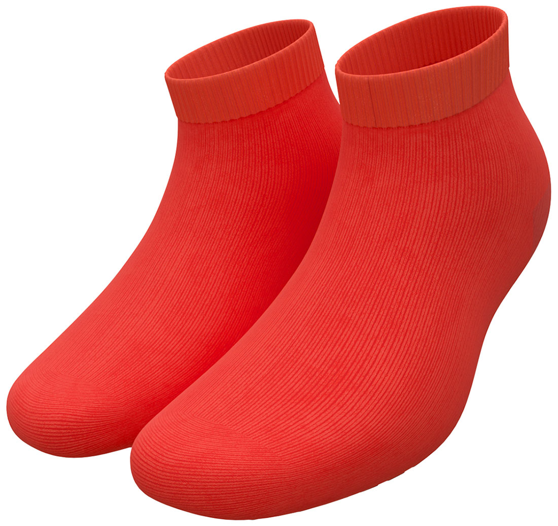 Изображение товара НОСКИ ПРОТИСКОЛЬЗЯЩИЕ UNIX LINE ДЛЯ БАТУТА 36-38/22-24 CM КРАСНЫЕ