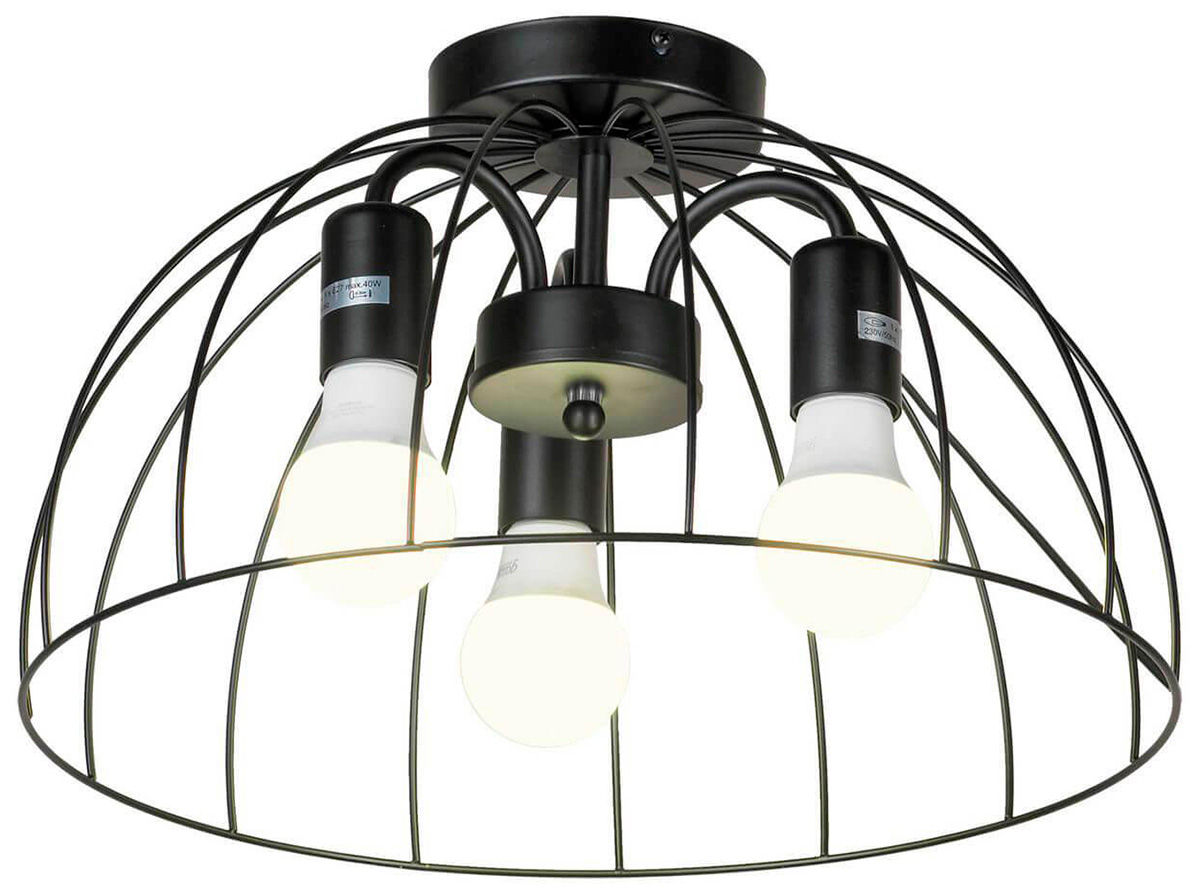 Изображение товара Люстра потолочная Lussole Lgo Lattice GRLSP-8215 современный стиль черный металл