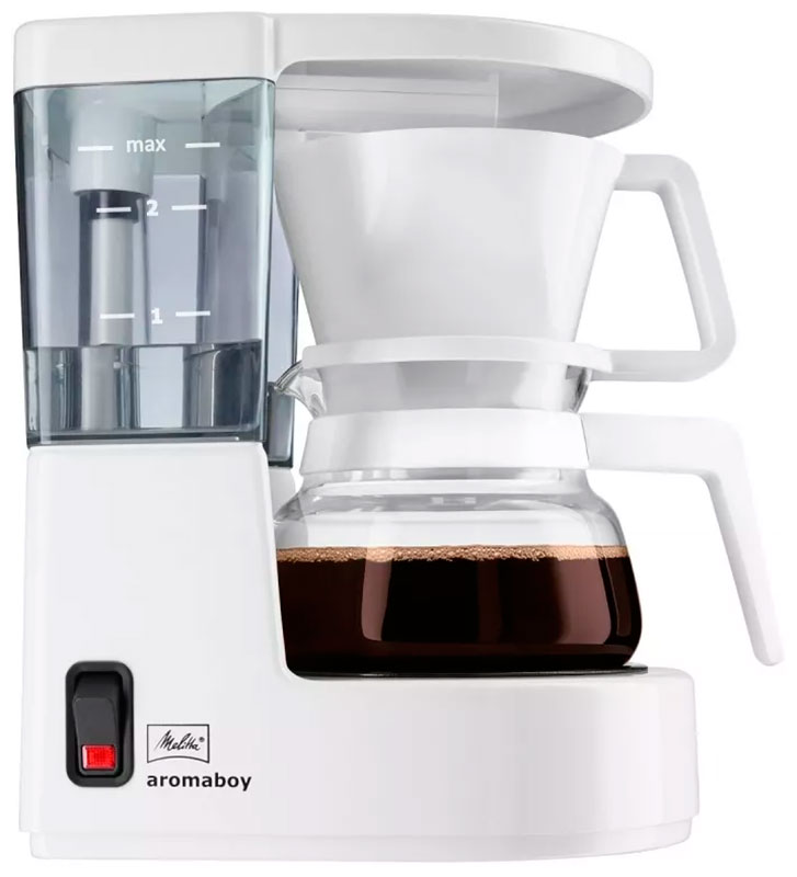 Изображение товара Капельная кофеварка Melitta Aromaboy 1015-01 White стильное ретро решение