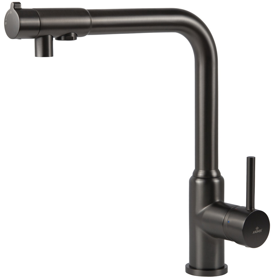 Изображение товара Кухонный смеситель Kaiser Teka вороненая сталь (13044-15)