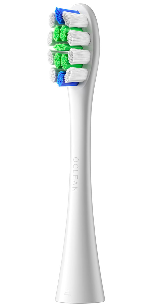 Изображение товара Комплект насадок Oclean для зубных щеток 2 шт белые мягкие щетинки