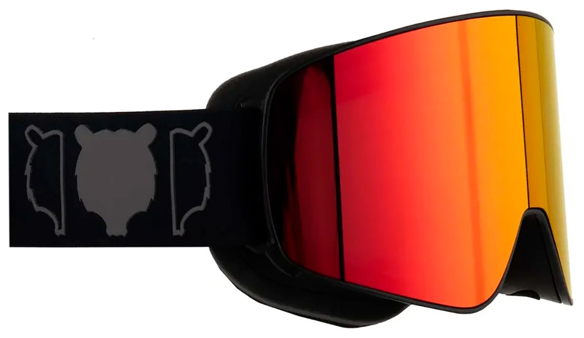 Изображение товара Горнолыжная маска Terror Spectrum Black Red с сменными линзами